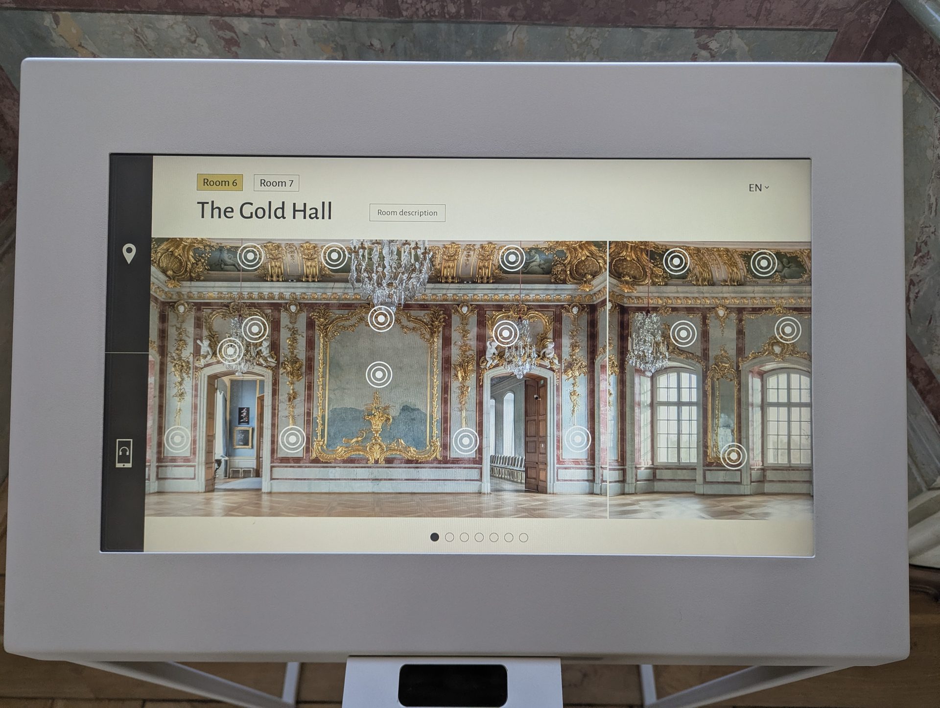Salón Dorado del palacio de Rundāle, Letonia