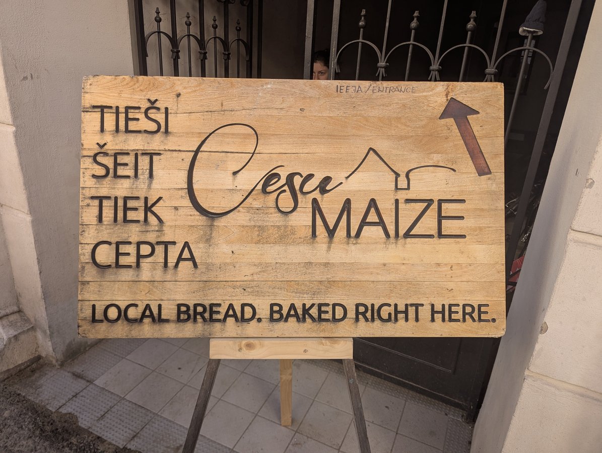 Česu Maize, pan local hecho aquí mismo